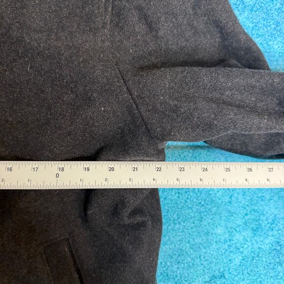 Vintage Old Navy Men’s Wool Blend Jacket Black Size L – Full Zip, Classic Style - Picture 4 of 13